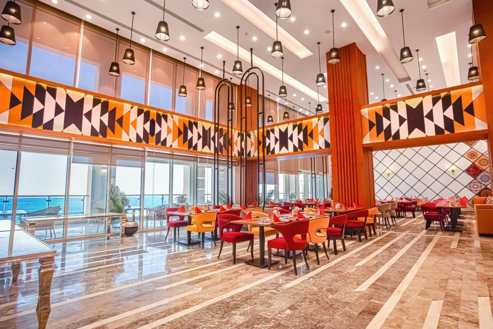 עיין סוחנה Tolip Resort El Galala Hills מראה חיצוני תמונה The restaurant